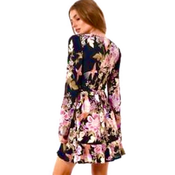 🌺🎉HP🎉🌺 NWOT Spell & The Gypsy Blue Skies Wrap Dress - Picture 6 of 16